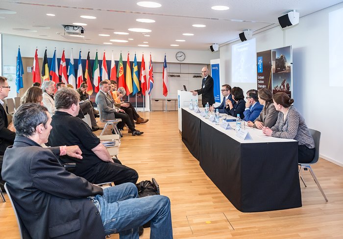 Press conference for inauguration of the ESO Supernova