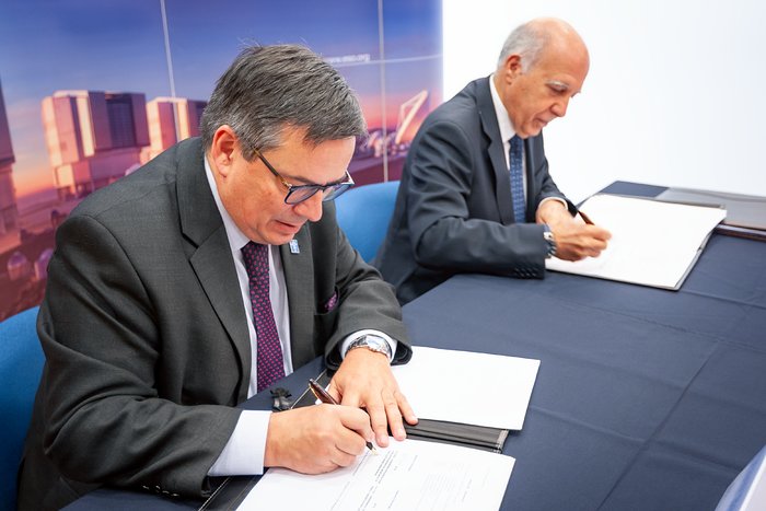Slavnostní podpis dohody o stavbě a provozu pole CTA-S