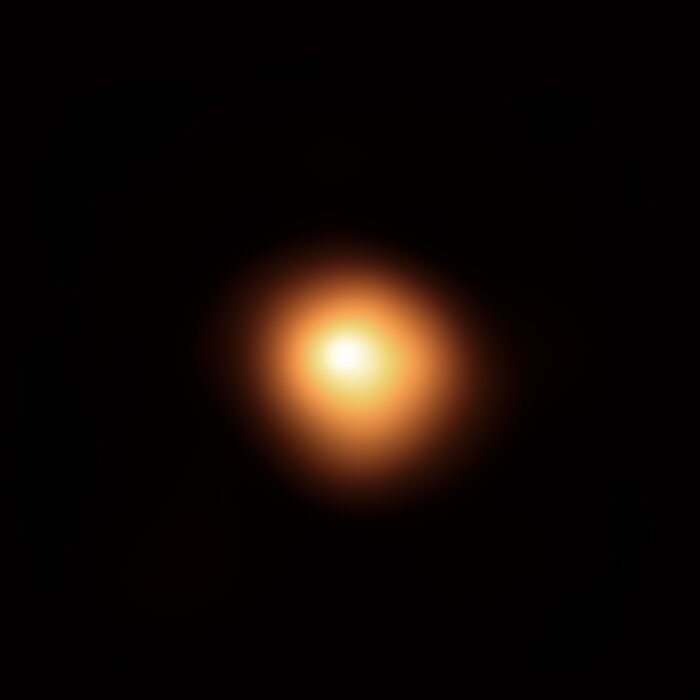 SPHERE:s vy av Betelgeuse i januari 2019
