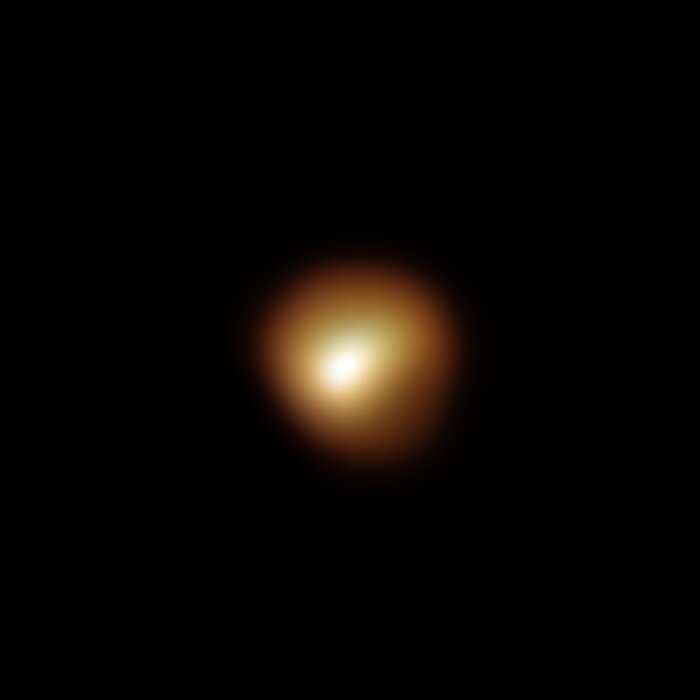 Billede af Betelgeuses overflade optaget i marts 2020