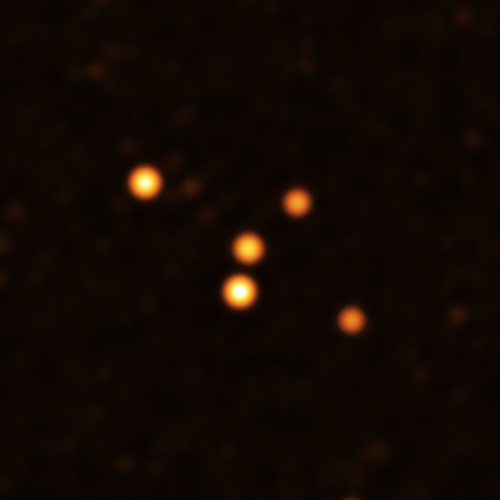 Estrellas alrededor de Sgr A* en mayo de 2021