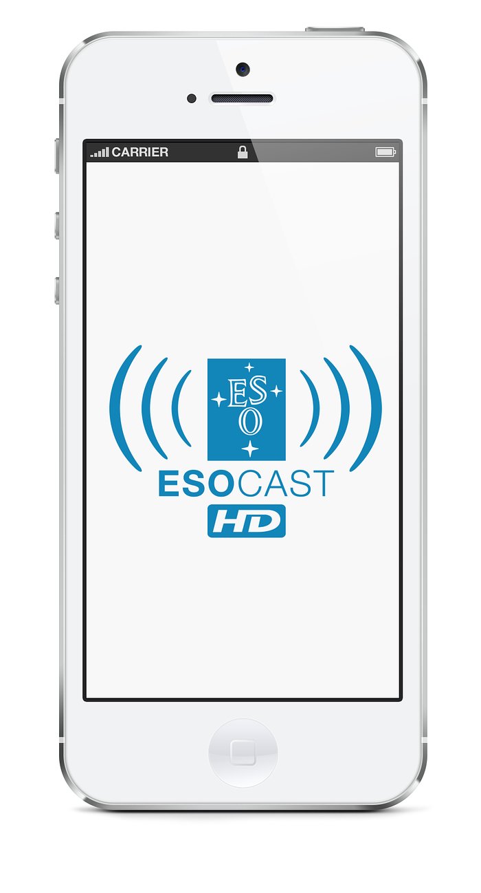 ESOcast HD iPhone5 mockup