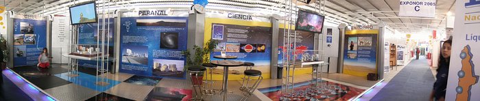 Panorama of ESO at EXPONOR 2005