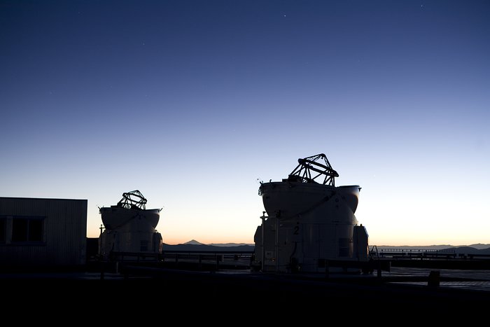 Auxillary Telescopes at sunrise