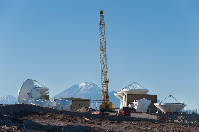 ALMA assembly site and Andes