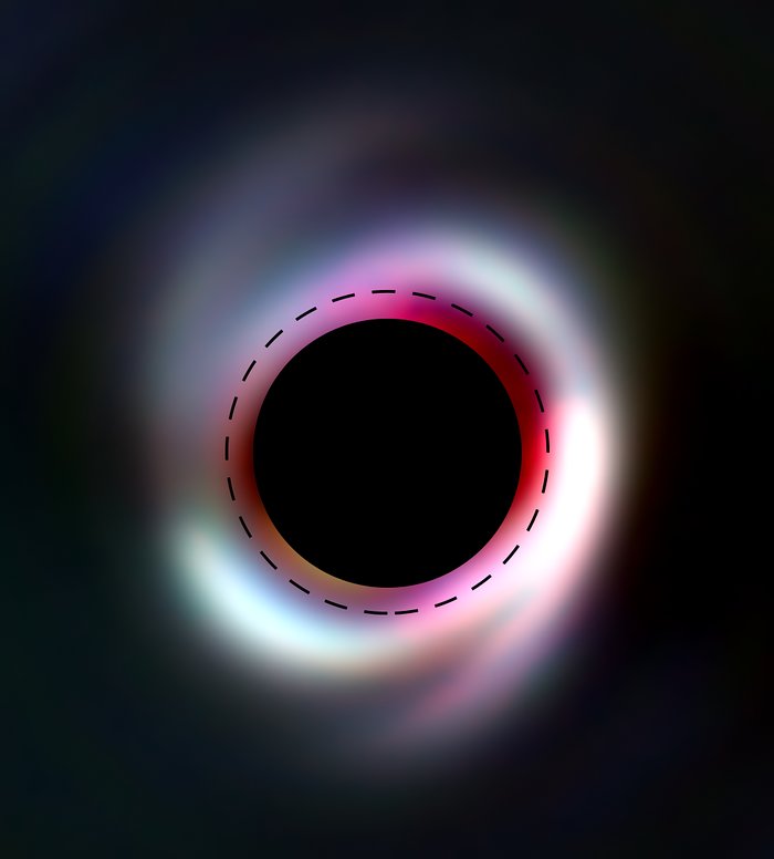 SPHERE zeigt Spiralscheibe um nahen Stern