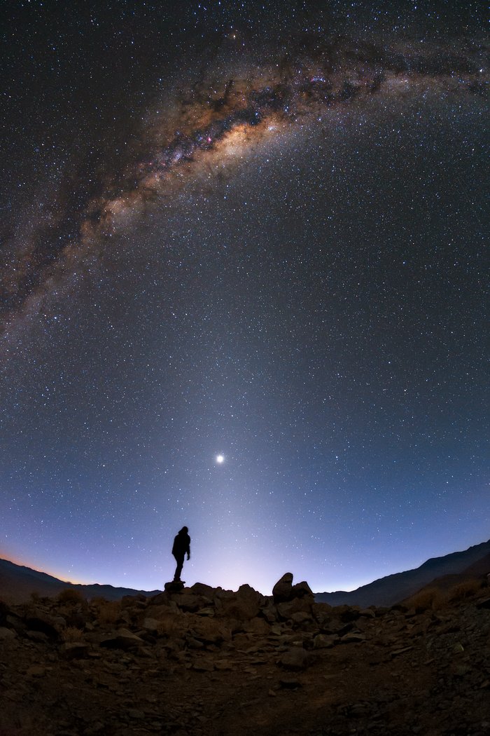 Gazing at the Chilean night sky