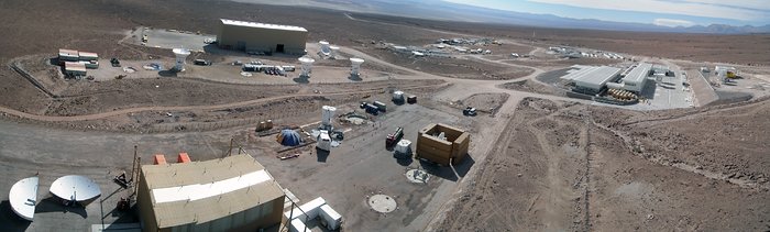 Progress at the ALMA Site - a panoramic view