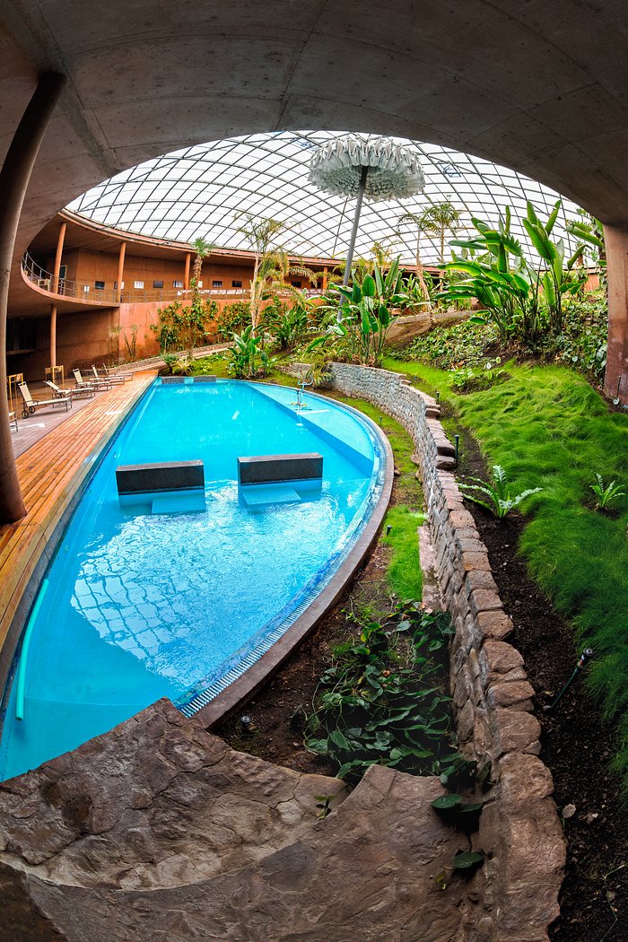 Swimming pool inside the Residencia