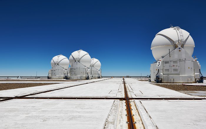 The VLT Auxiliary Telescopes on their mountain perch