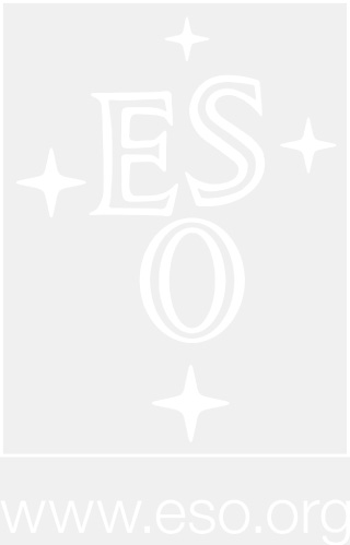 ESO logo and URL in white, with transparent background