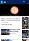 ESO — Burbujas gigantes en la superficie de una estrella gigante roja — Photo Release eso1741es