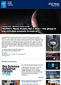 ESO — Gott om vatten i planetsystemet TRAPPIST-1, tror forskare — Science Release eso1805sv