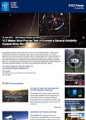 ESO — VLT utför strängaste testet hittills utanför Vintergatan av Einsteins allmänna relativitetsteori — Science Release eso1819sv