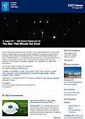 ESO Science Release eso1132 - The Star That Should Not Exist