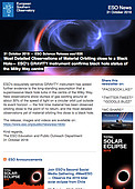 ESO — Le osservazioni più dettagliate del materiale in orbita vicino a un buco nero — Science Release eso1835it-ch