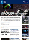 ESO — Tähtitieteilijät paljastivat tähtienvälisen yhteyden yhteen elämän rakennusaineista — Science Release eso2001fi