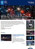 ESO — Assegnato il Premio Nobel per la Fisica 2020 per le ricerche svolte con i telescopi dell'ESO sul buco nero supermassiccio della Via Lattea — Organisation Release eso2017it