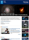 ESO — Supermassiivinen musta aukko jäi kiinni piileskelemästä kosmisessa pölyrenkaassa — Science Release eso2203fi