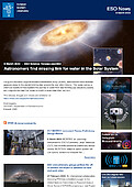 ESO — Trovato uno degli anelli mancanti per spiegare la presenza di acqua nel Sistema Solare — Science Release eso2302it-ch