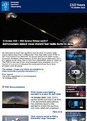 ESO — Tähtitieteilijät ovat havainneet toistaiseksi kaukaisimman nopean radiopurkauksen — Science Release eso2317fi