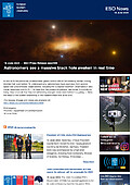 ESO — Astronomers see a massive black hole awaken in real time — Press Release eso2409