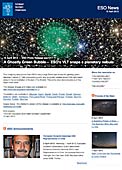 ESO Photo Release eso1317fr-ch - Une bulle verte fantomatique — Le VLT de l'ESO “capture”  une nébuleuse planétaire