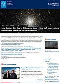 ESO Science Release eso1323da - Lavt diæt af natrium er nøglen til et langt liv for stjerner — Nye VLT observationer giver stjerneteorier hovedpine