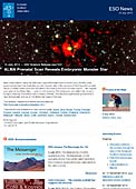 ESO Science Release eso1331fi - ALMA:n valmistumista edeltävä tutkimus paljasti aluillaan olevan hirviötähden