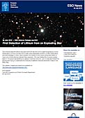 ESO — U explodující hvězdy bylo poprvé detekováno lithium — Science Release eso1531cs