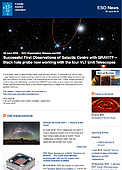 ESO — Lyckade första observationer av Vintergatans centrum med GRAVITY — Organisation Release eso1622sv