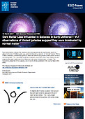 ESO — Karanlık Madde Erken Evrende Daha Güçsüzdü — Science Release eso1709tr