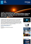 ESO — Exoplaneta recentemente descoberto pode ser o melhor candidato para a busca de sinais de vida — Science Release eso1712pt-br