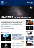 ESO — VISTA odhaluje prachový závoj Malého Magellanova oblaku — Photo Release eso1714cs