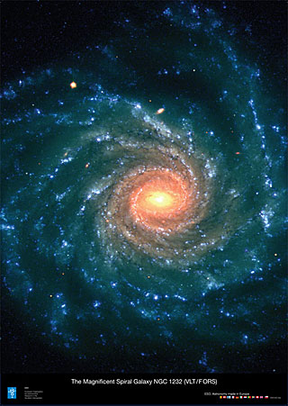 Poster: Spiral Galaxy NGC 1232
