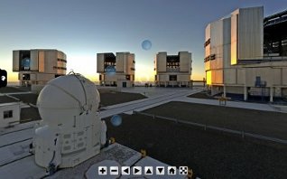 Виртуальный тур на Очень Большой Телескоп ESO