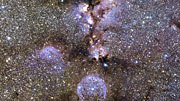 Recorrido por la imagen infrarroja de la Nebulosa Pata de Gato tomada por VISTA