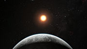 Animation of artist’s impression of the super-Earth planet HD 85512 b
