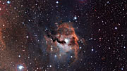 Zooming in on the Seagull Nebula (IC 2177)