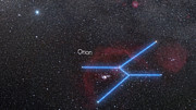 Panorering över VISTA:s bild av Messier 78
