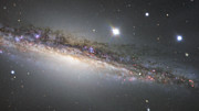 Panorâmica sobre a nova imagem da NGC 1055