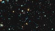 Panorâmica sobre a imagem MUSE do Campo Ultra Profundo do Hubble