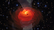 Simulation d'un trou noir supermassif