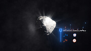 Animation af en kometatmosfære med tunge metaller