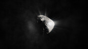 Animeret illustration af en komet
