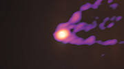 Annäherung an das schwarze Loch und den Jet von Messier 87