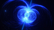 Künstlerische Animation von HD 45166, dem magnetischsten massereichen Stern, der je gefunden wurde
