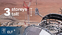 Installing the central tower of the Extremely Large Telescope