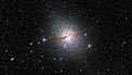 Panning across the giant elliptical galaxy Centaurus A (NGC 5128) and its strange globular clusters