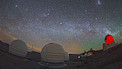 Time-lapse video sequence of the ExTrA planet-hunting facility at La Silla